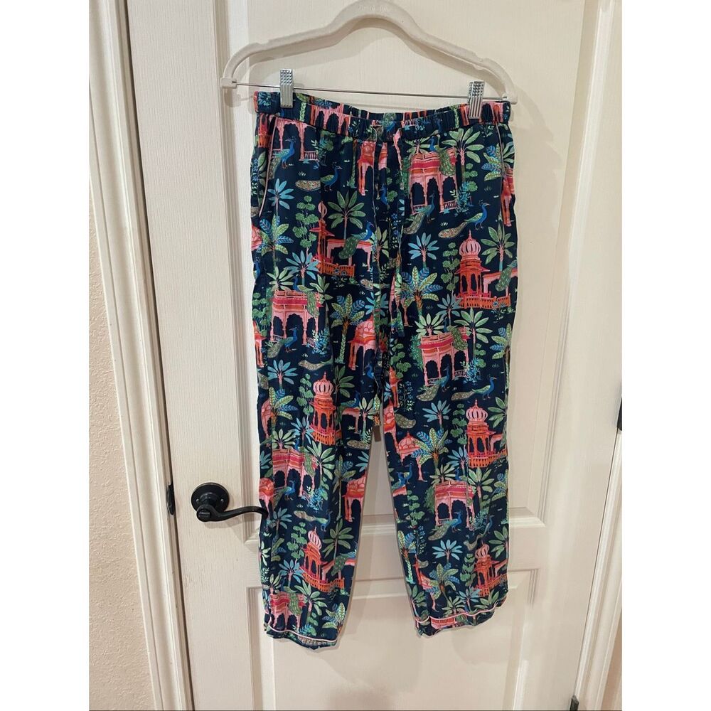 Printfresh Peacock Palace Pajama Pant Size Small